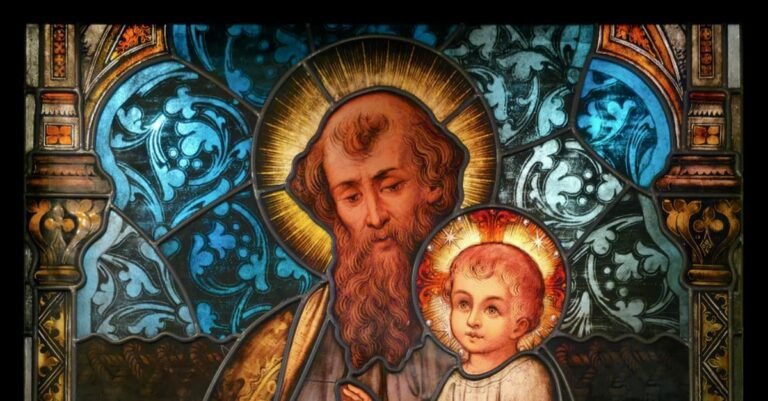 san jose de nazaret con el niño jesús