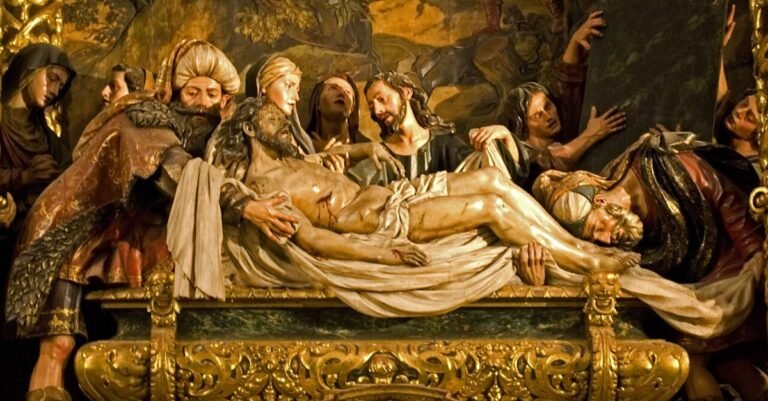 cristo en el sepulcro pedro roldan